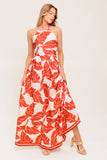 MARLEY MAXI DRESS TROPICAL HALTER MAXI FINAL SALE