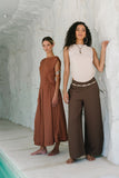 Maia Braided Top in Bone