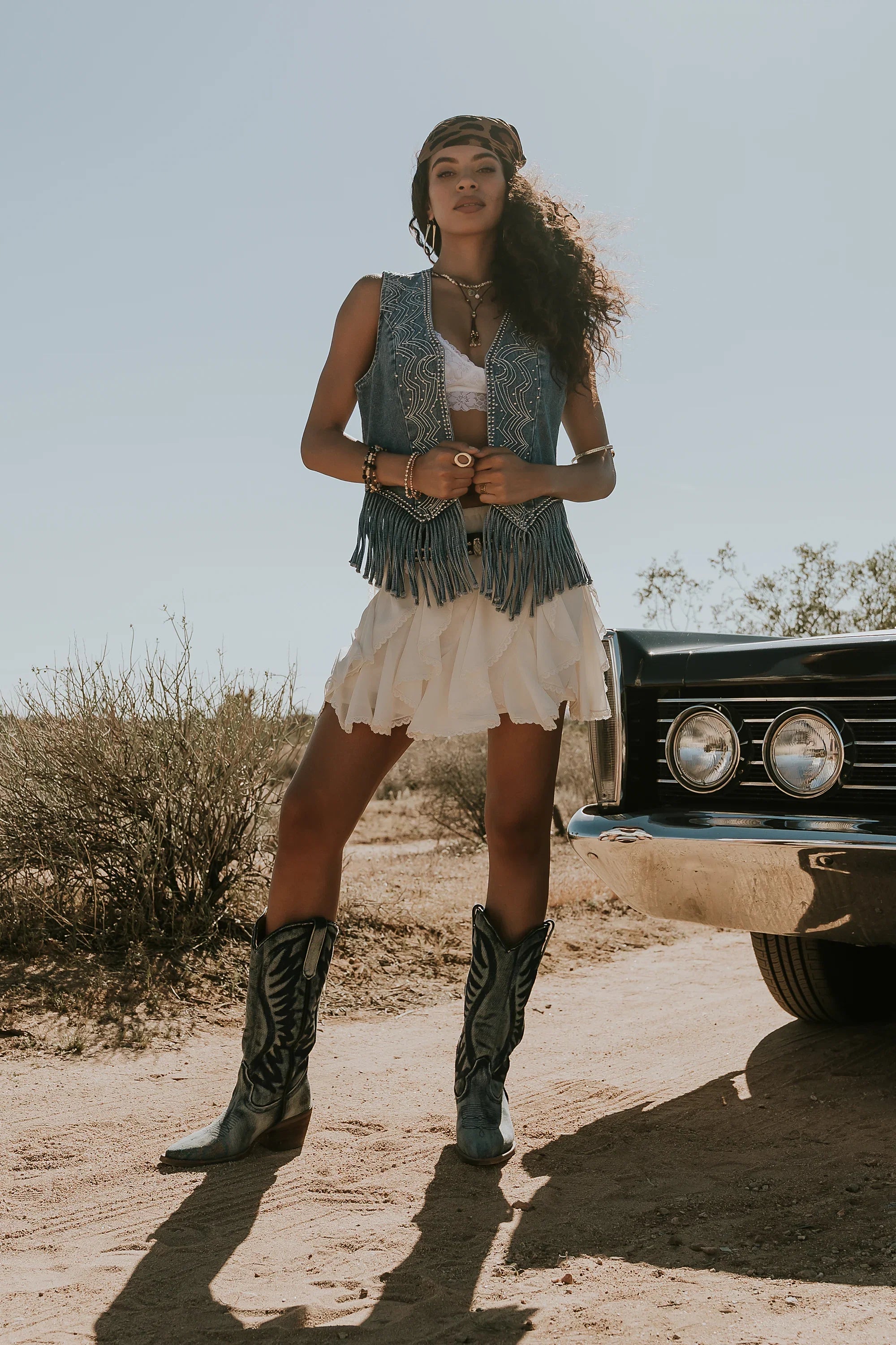 Taysha Denim Vest