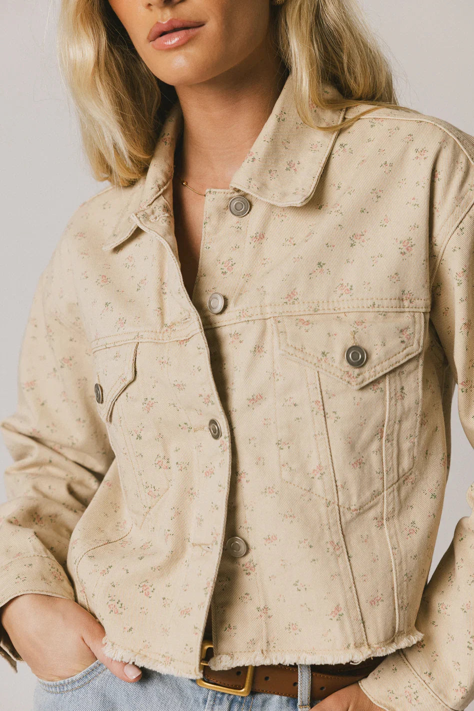 Dakota Floral Denim Jacket