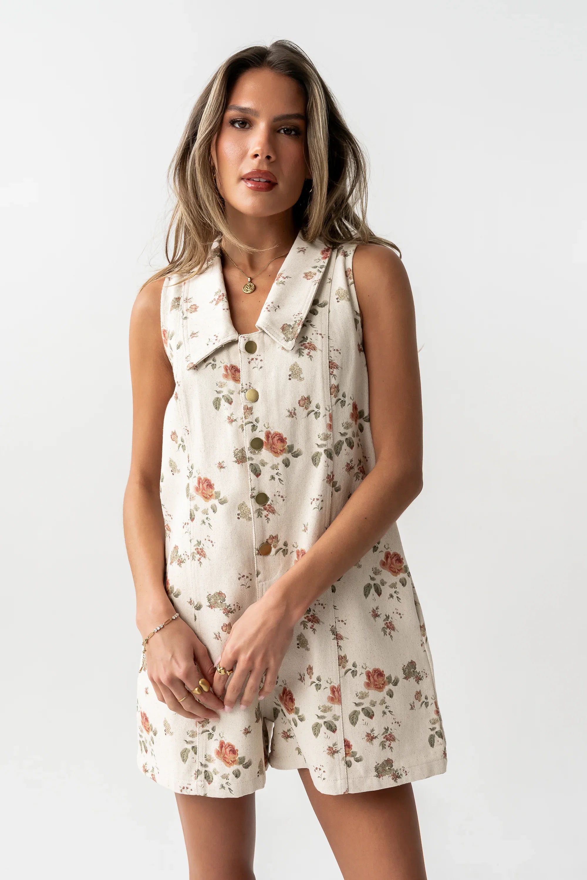 Chloe Floral Romper