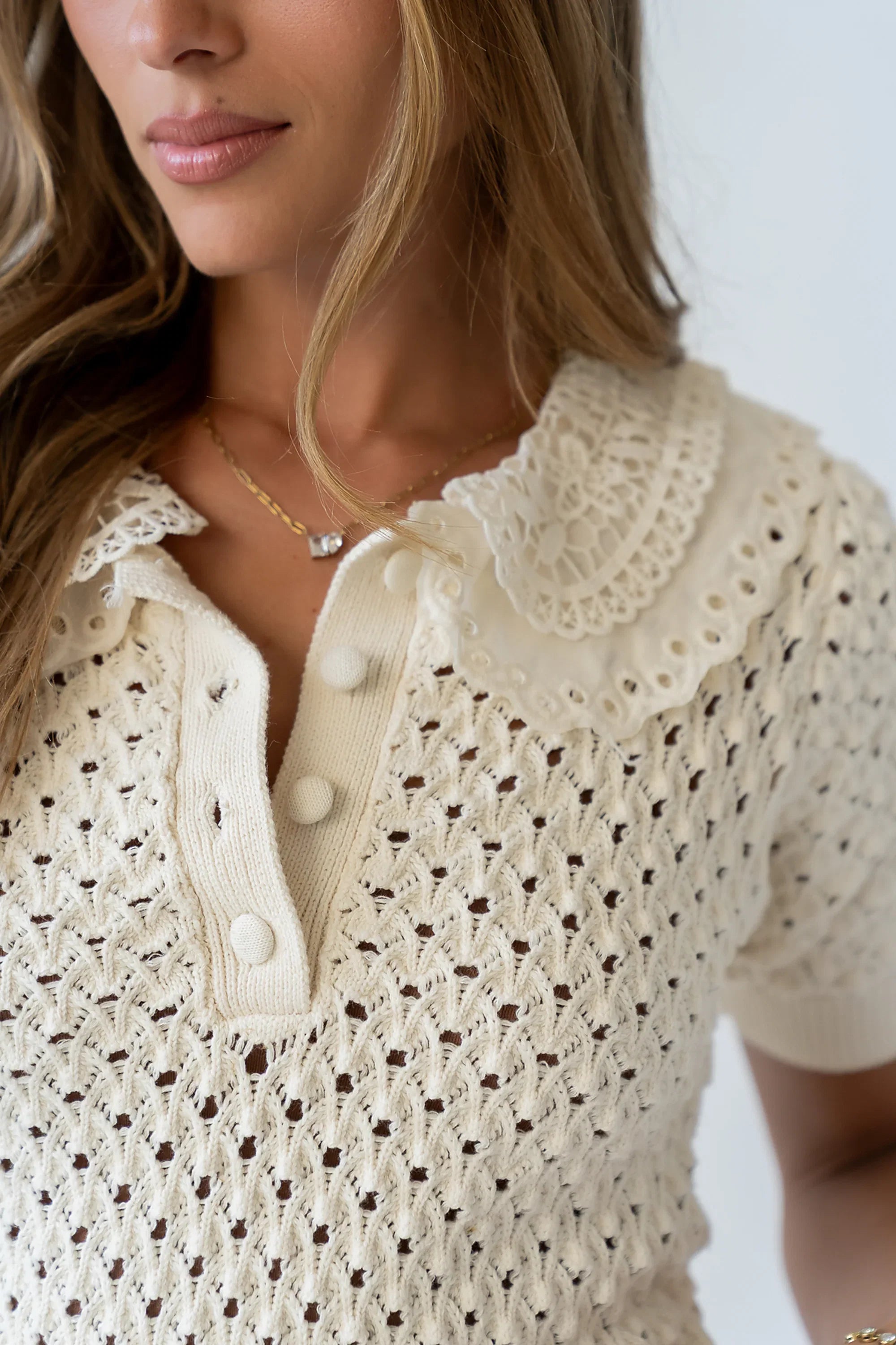 Sunny Crochet Top