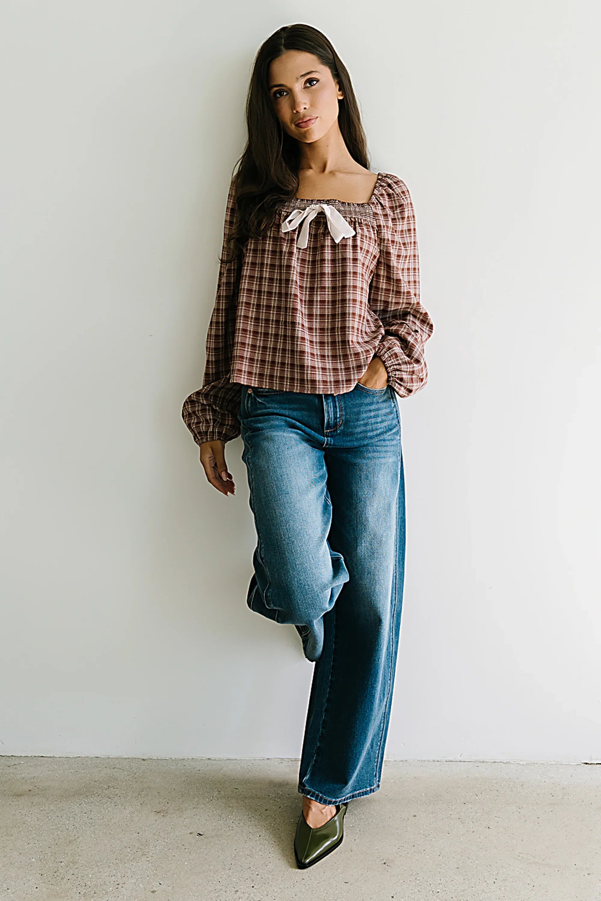 Eden Baggy Jeans in Dark Wash FINAL SALE