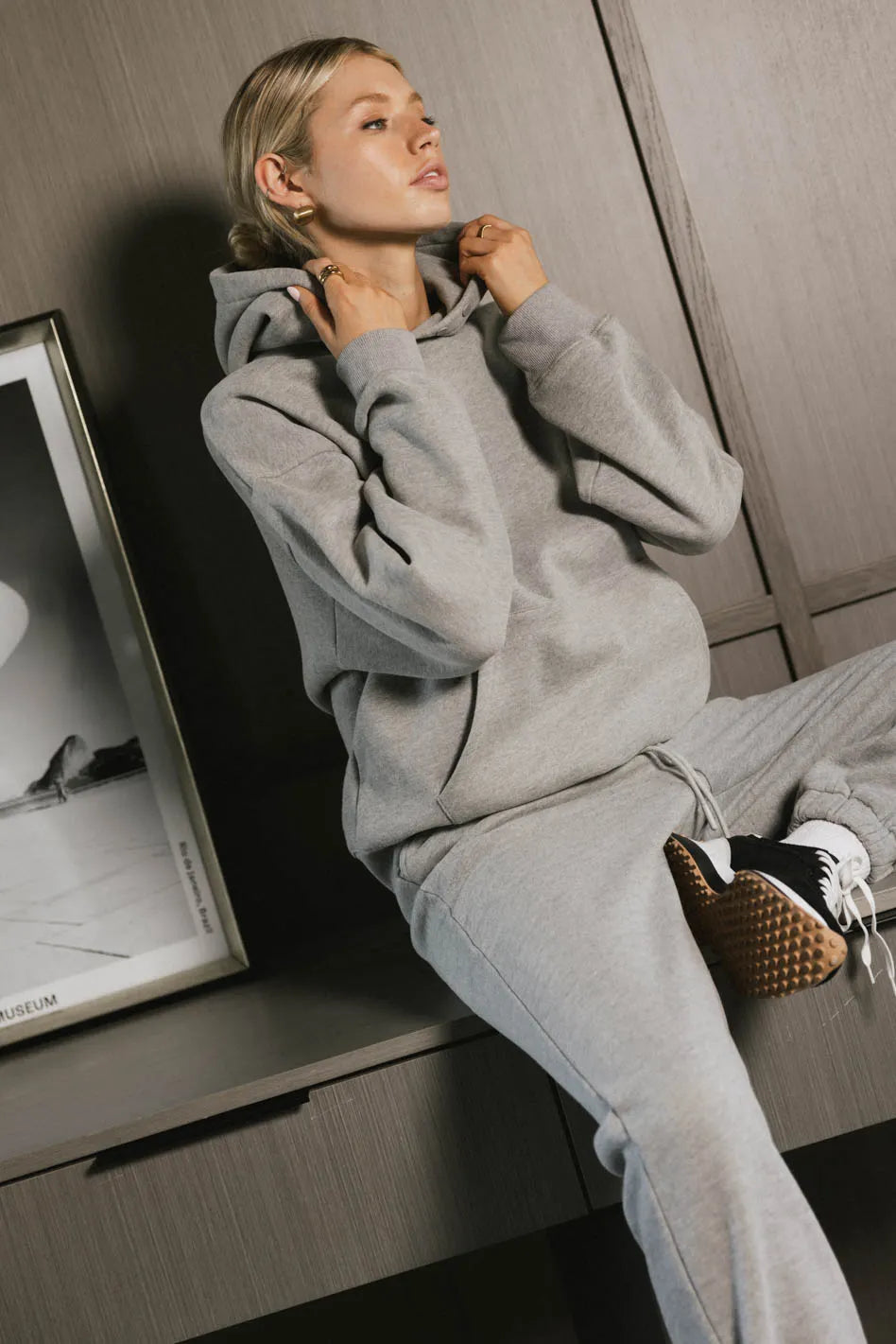 Out of Office Sweatshirt in Heather Grey FINAL SALE