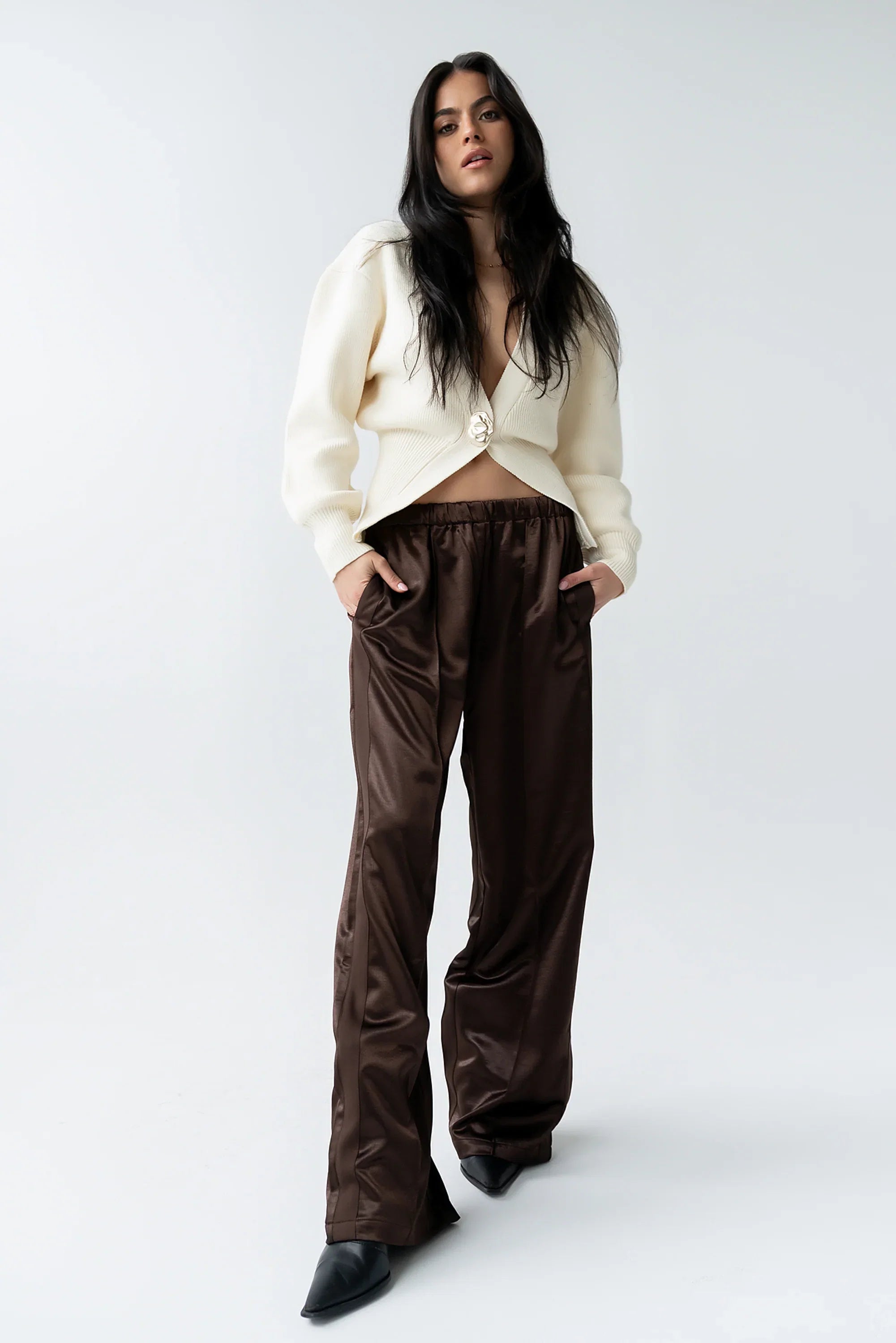 Minnie Knit Cardigan in Cream FINAL SALE