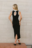 Xavia Knit Maxi Dress in Black FINAL SALE