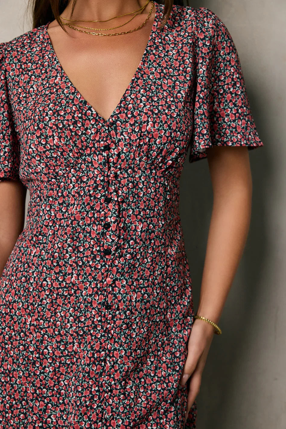 Anne Floral Mini Dress FINAL SALE