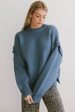 Josie Knit Sweater in Blue FINAL SALE