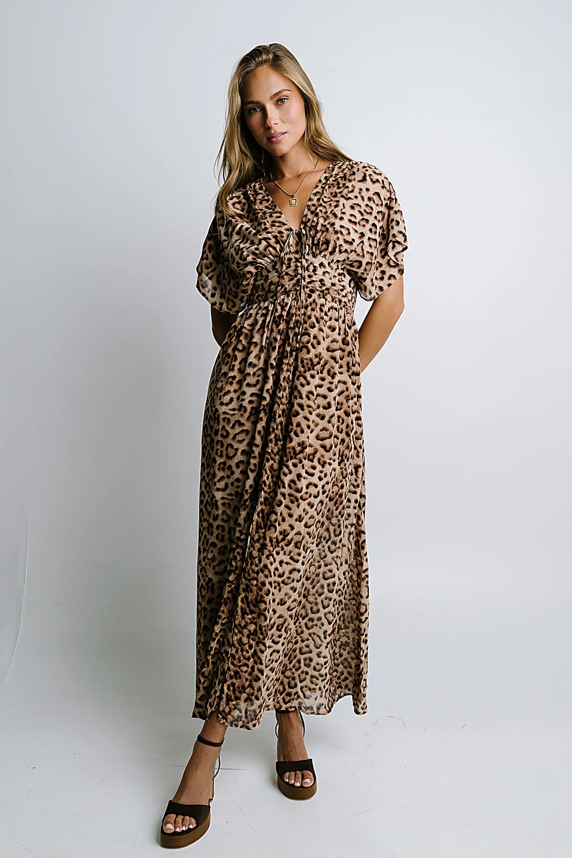 Wrenna Leopard Maxi Dress
