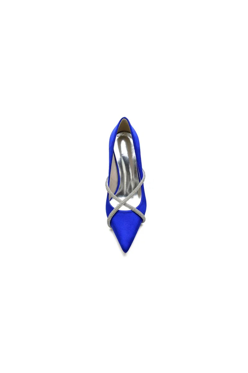 Party Pointed Toe Crystal High Heels