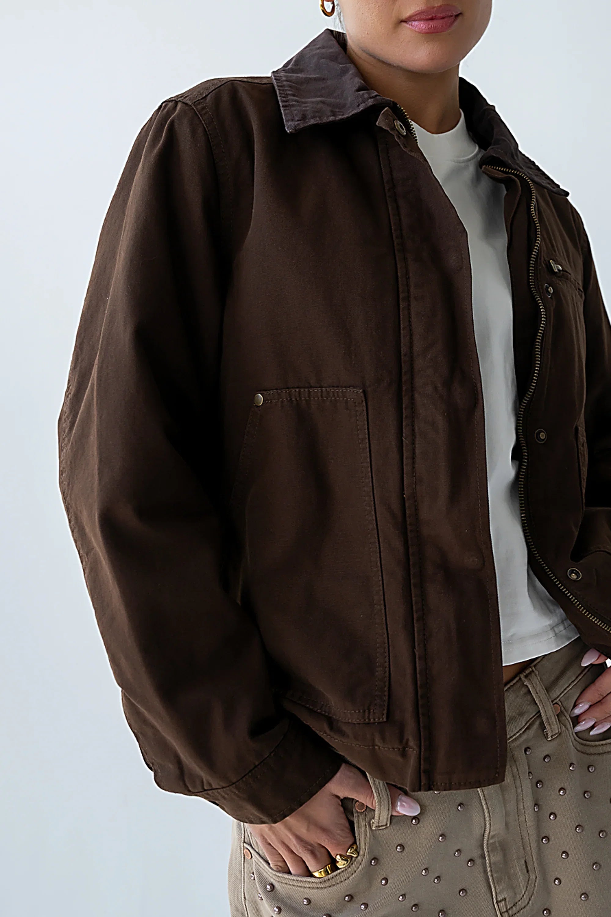 Ember Barn Jacket in Brown