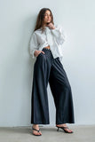 Joey Pleated Pants in Black