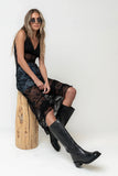 Oshen Lace Maxi Dress