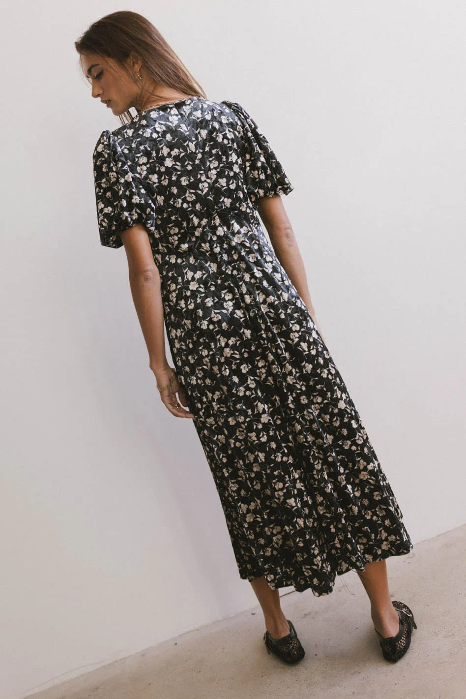 Serena Velvet Midi Dress FINAL SALE
