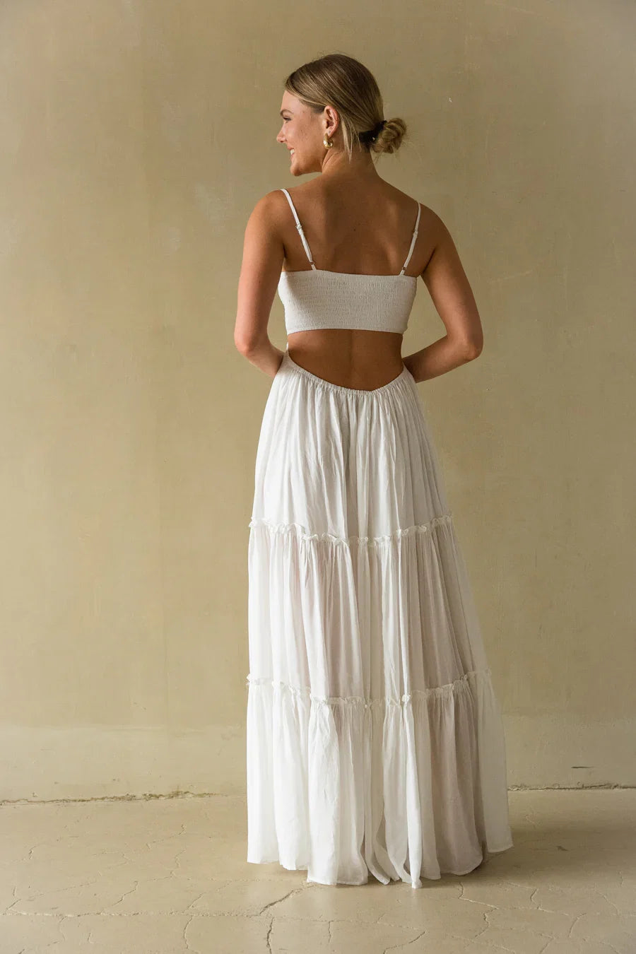 Aylani Lace Cutout Maxi Dress