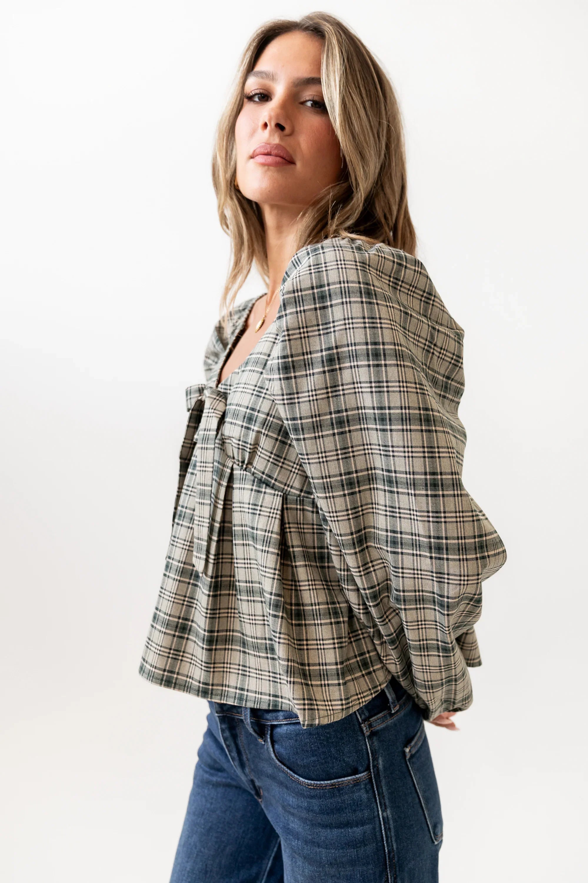 Smith Plaid Blouse FINAL SALE