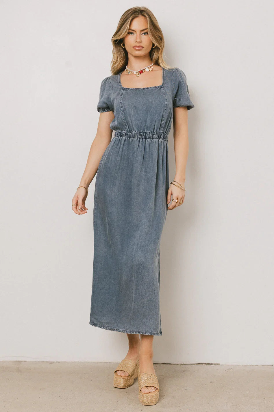 Gael Denim Maxi Dress FINAL SALE