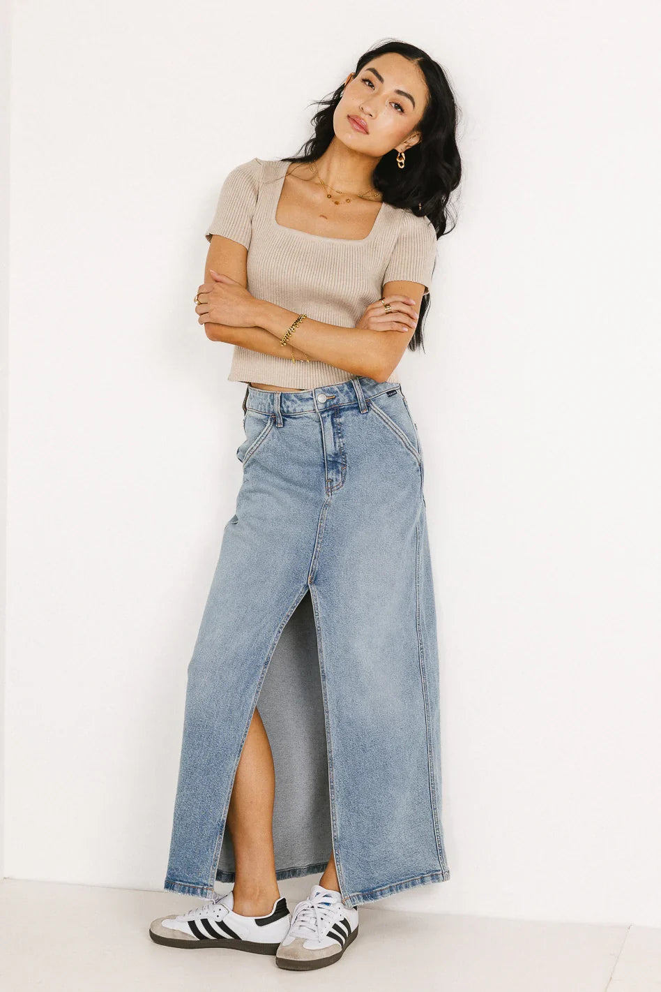 Capone Denim Maxi Skirt FINAL SALE