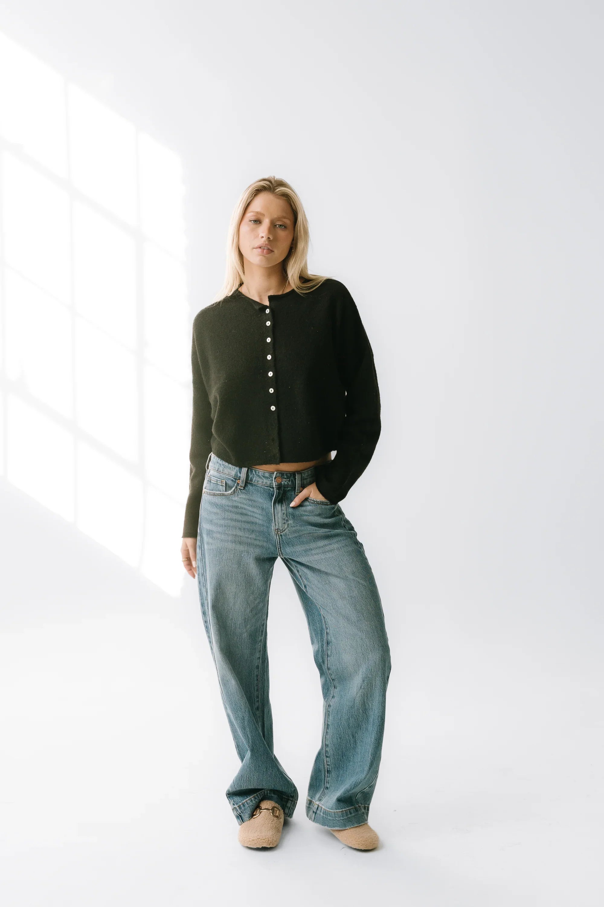 Maci Cardigan in Black FINAL SALE