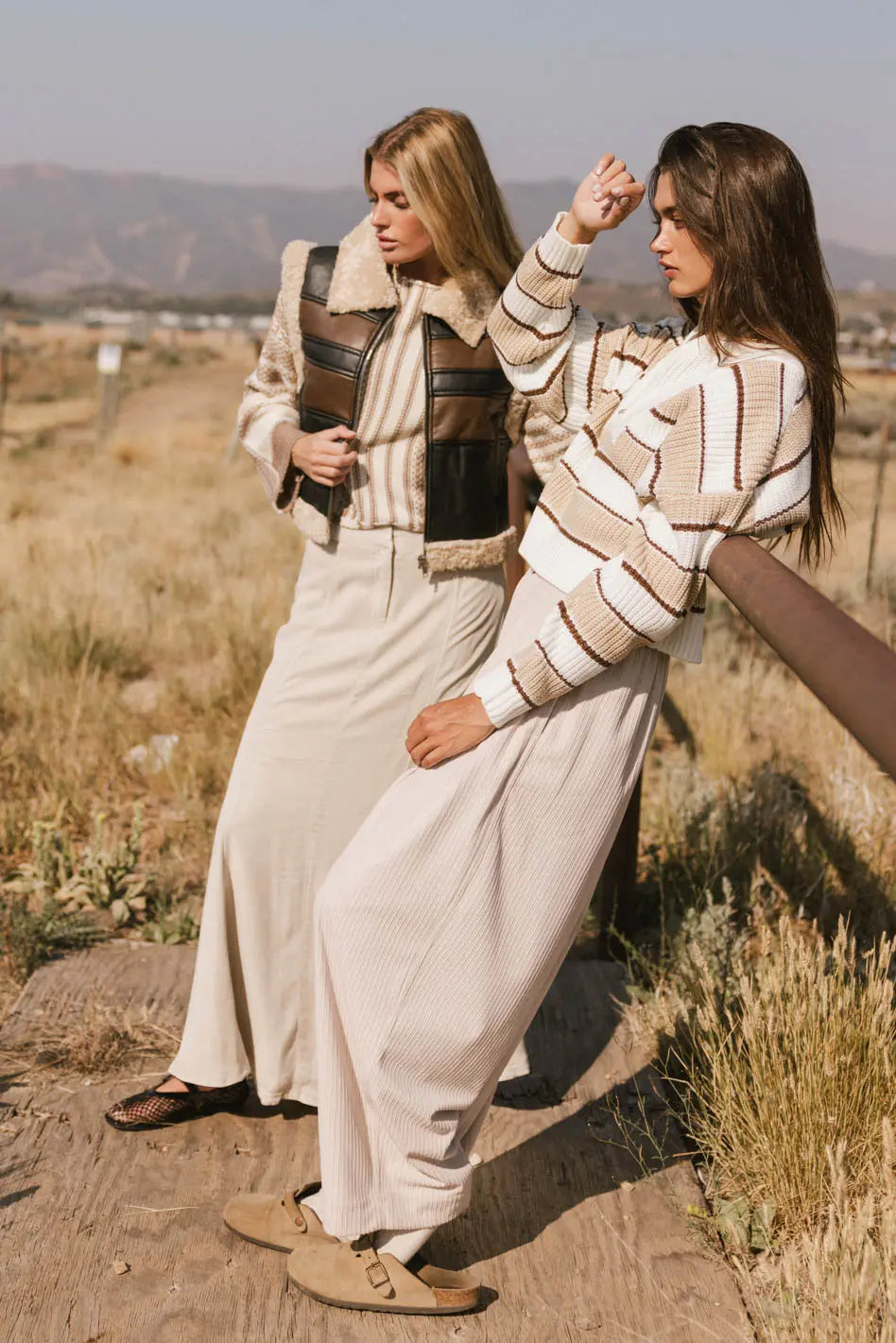 Kandy Half Zip Sweater in Ecru FINAL SALE