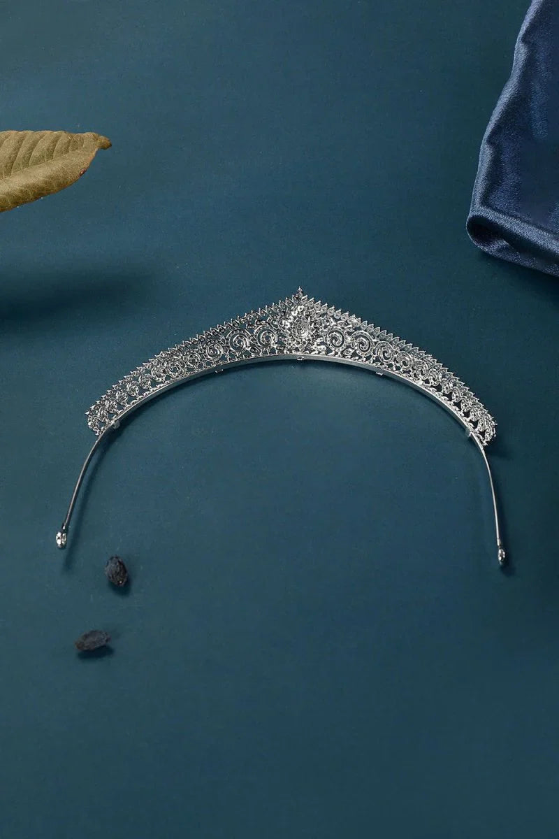 Silver Eternal Zircon Tiara