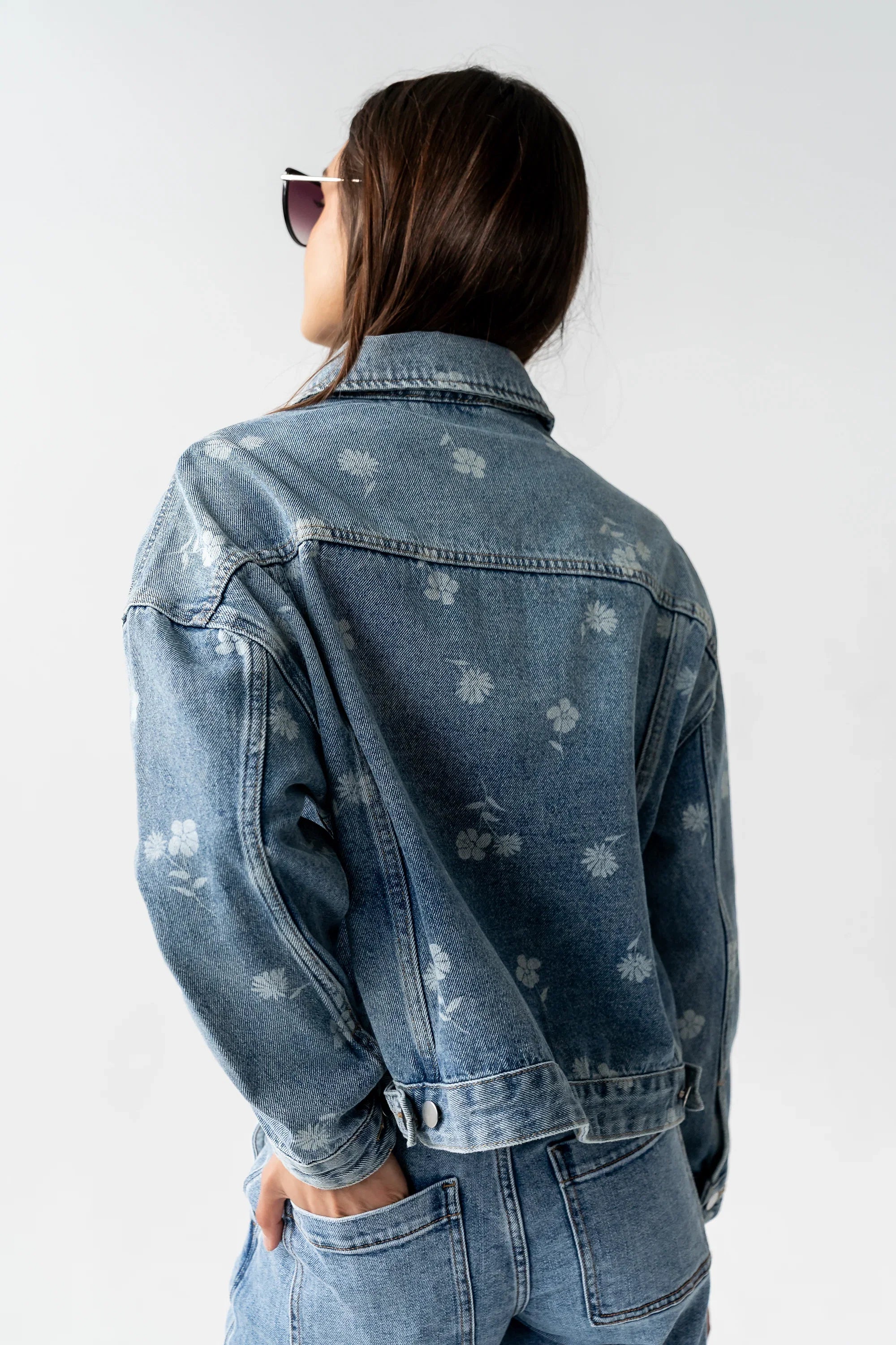 Carla Floral Denim Jacket