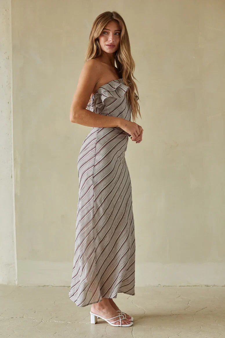 Tanya Striped Maxi Skirt