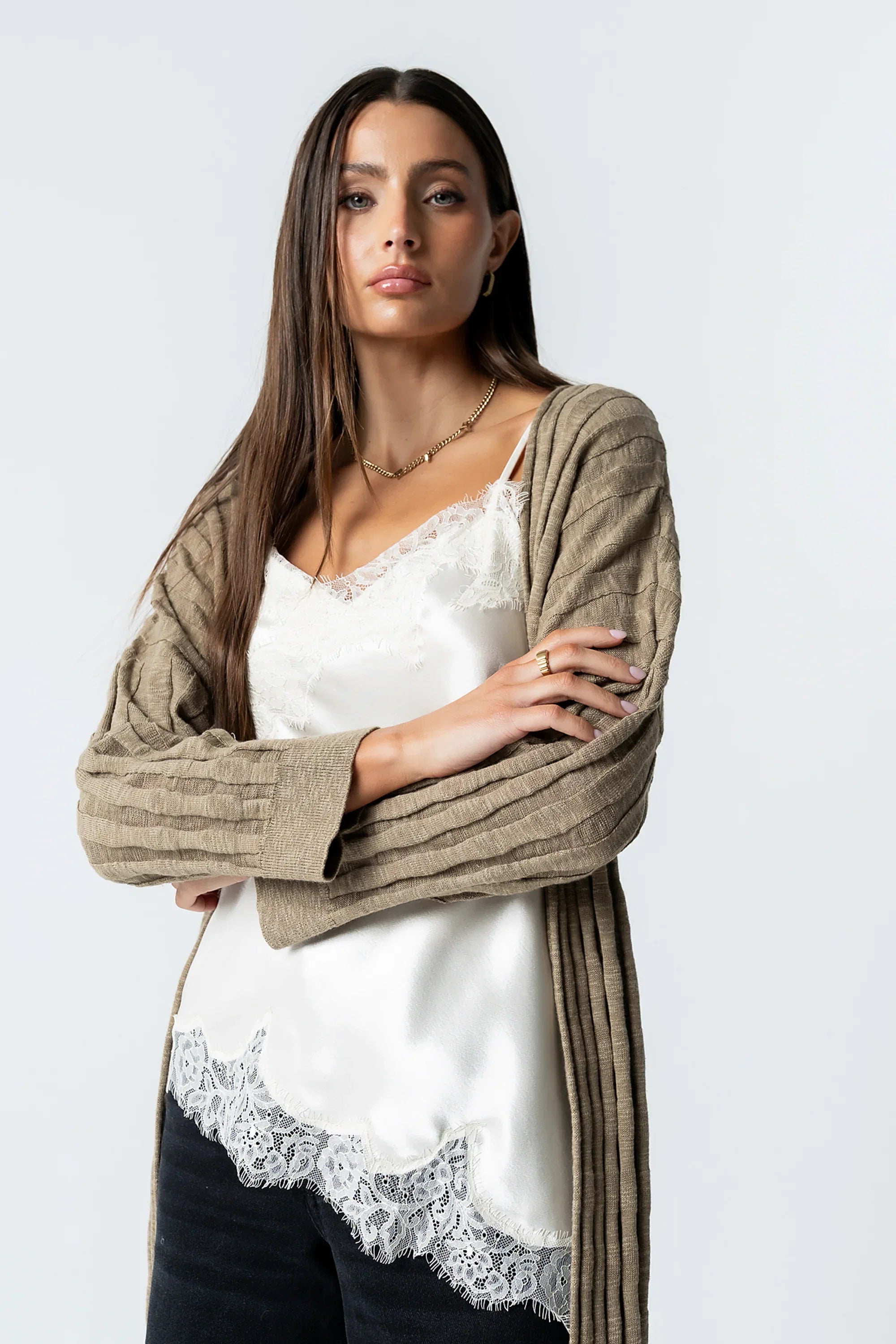 Marlie Asymmetrical Top in Cream