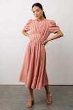 Cyrus Midi Dress in Pink FINAL SALE
