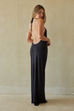Nyx Plunging Halter Maxi Dress