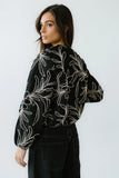 Sidney Embroidered Jacket in Faded Black