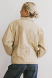 Karlie Quilted Jacket in Khaki FINAL SALE