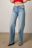 Cierra Double Waisted Wide Leg Jeans FINAL SALE