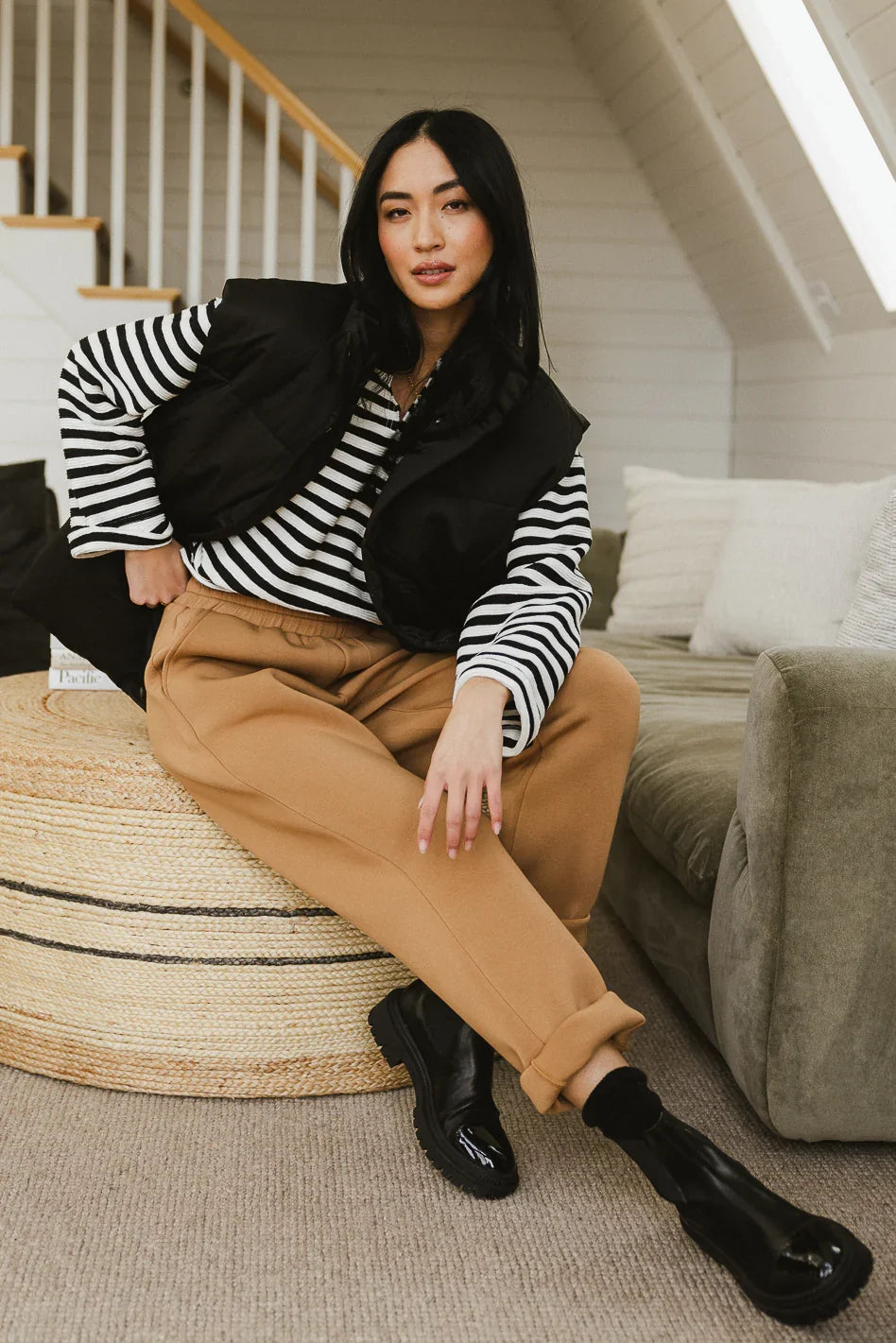 Parker Sweatpants in Camel FINAL SALE