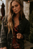 Paige Denim Jacket in Black FINAL SALE