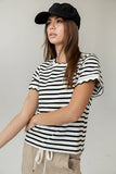 Walker Scalloped Top in Black