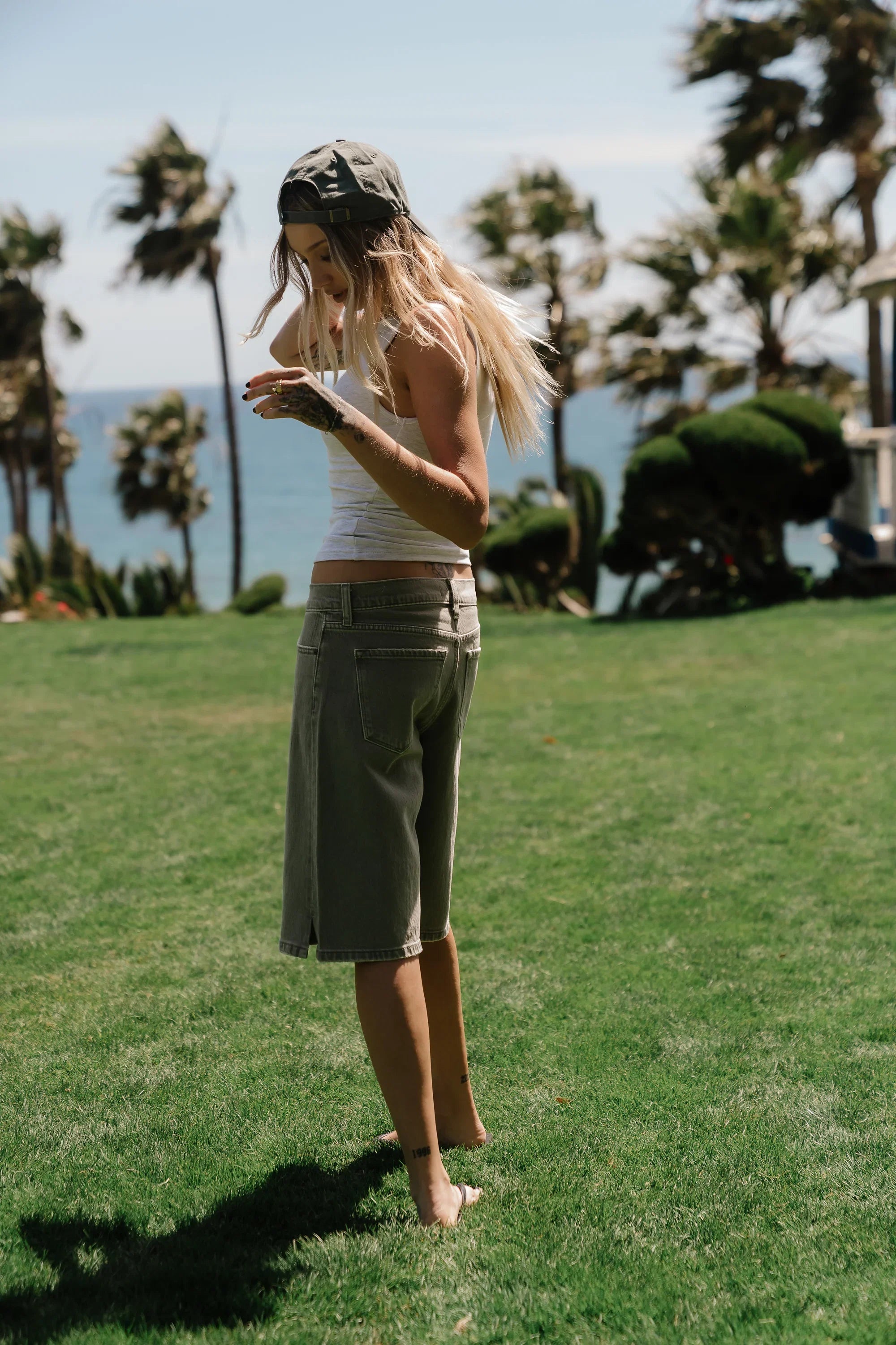 Riley Denim Bermuda Shorts