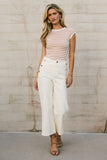 Amiri Wide Leg Jeans in Cream FINAL SALE