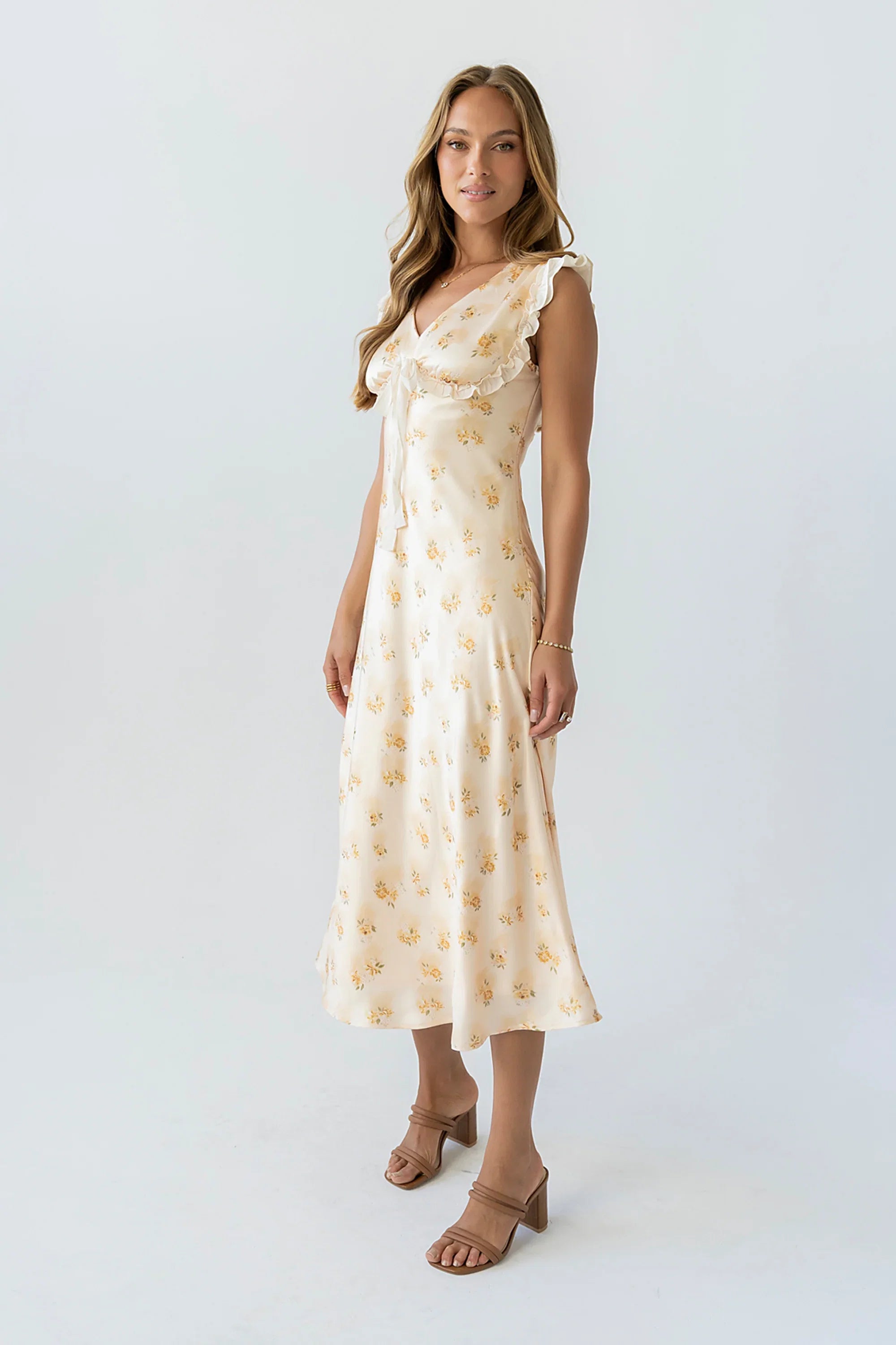 Tracey Maxi Dress in Yellow