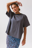 Salem Knit Top in Navy FINAL SALE
