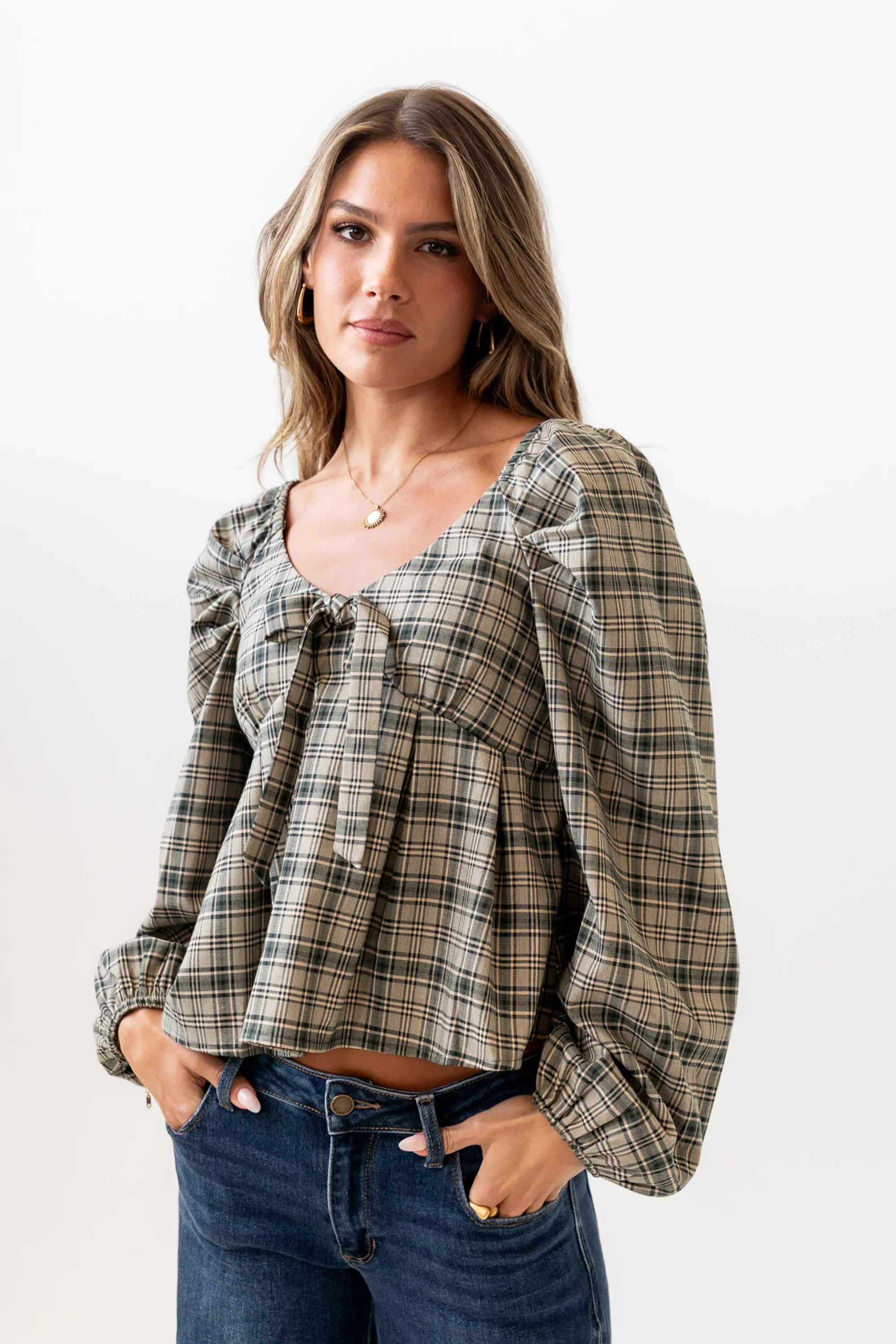 Smith Plaid Blouse FINAL SALE