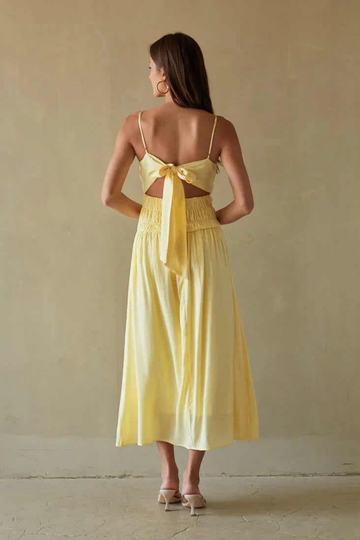Roxana Smocked Midi Dress
