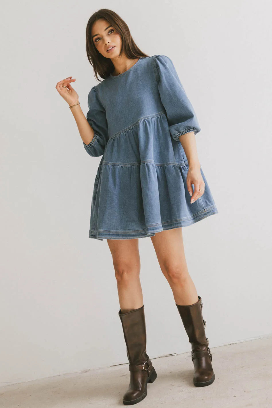 Sorrel Denim Mini Dress FINAL SALE