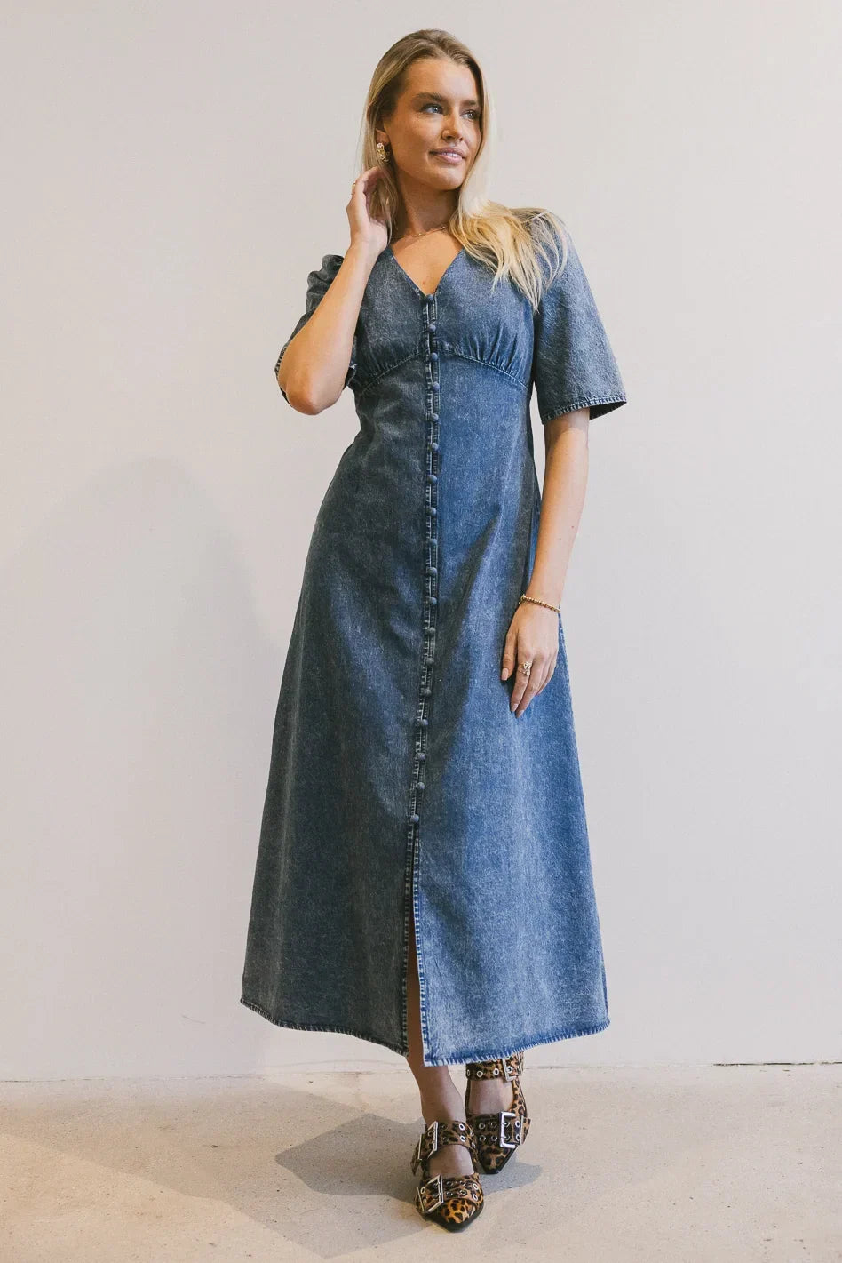 Alayna Button Up Dress FINAL SALE