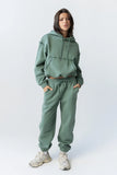 Mozie Contrast Sweatshirt in Teal