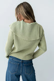 Beth Knit Jacket in Green