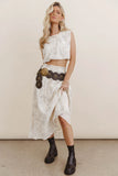 Trinity Floral Midi Skirt FINAL SALE