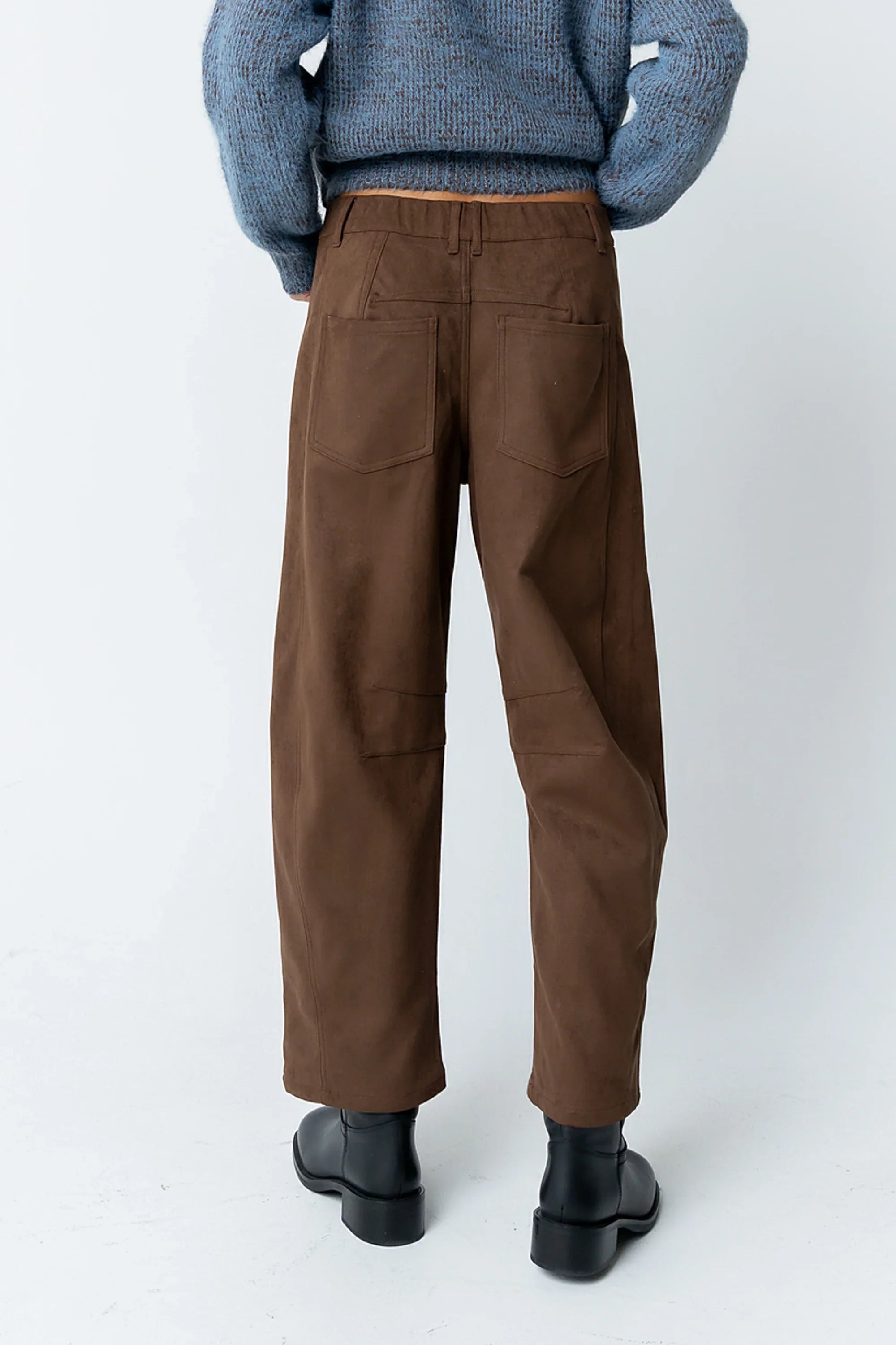 Warren Suede Barrel Pants FINAL SALE
