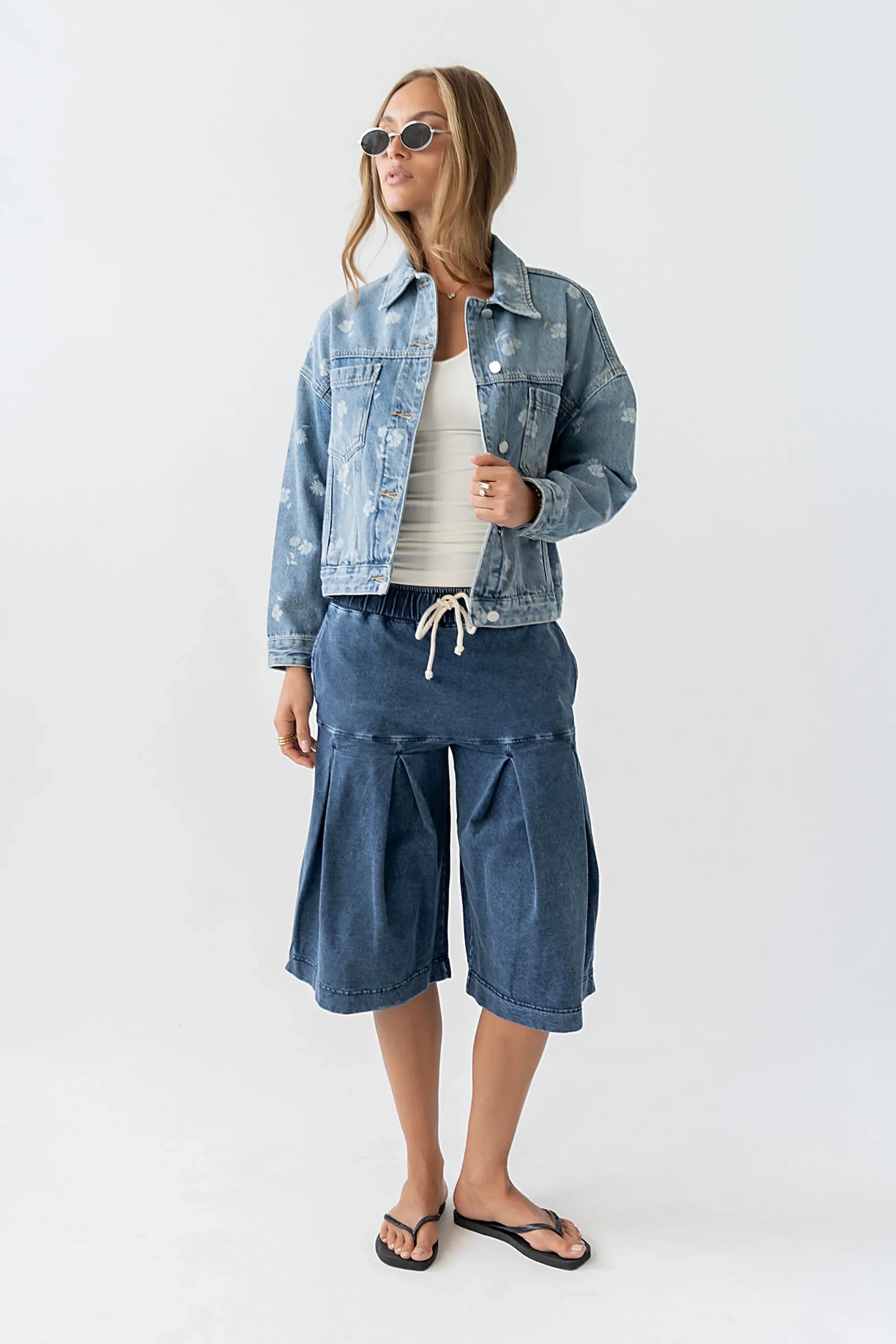 Carla Floral Denim Jacket