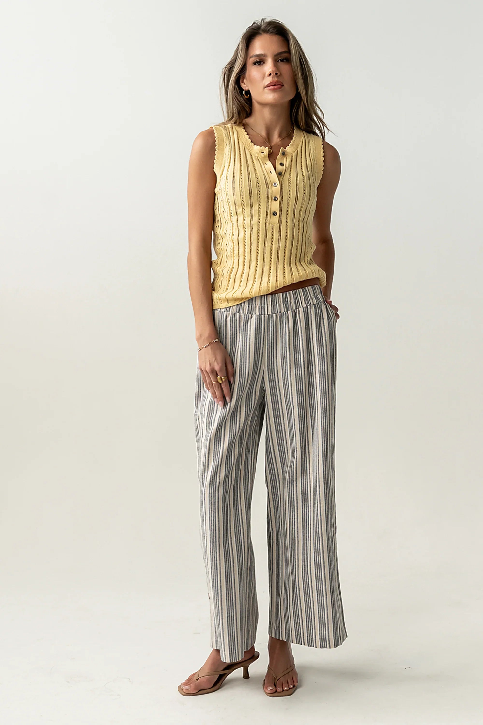 Payton Striped Wide Leg Pants